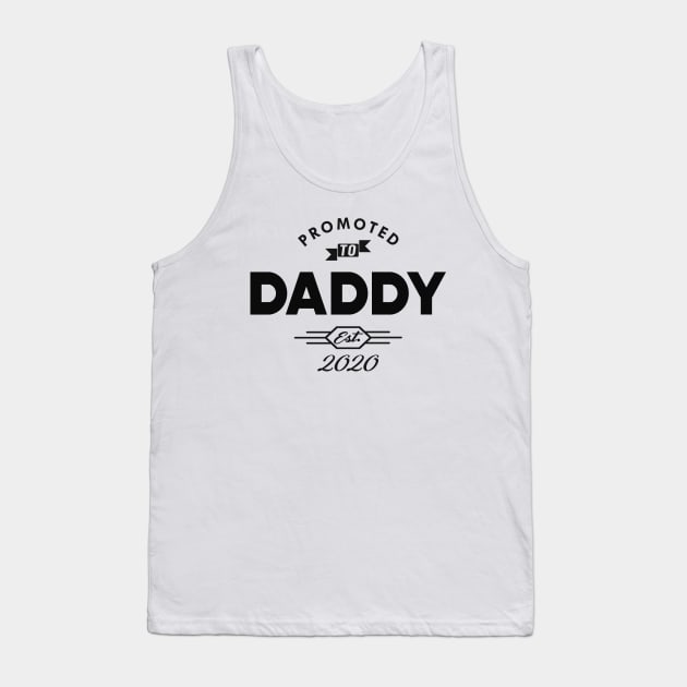 New Daddy - Promoted to Daddy est. 2020 Tank Top by KC Happy Shop